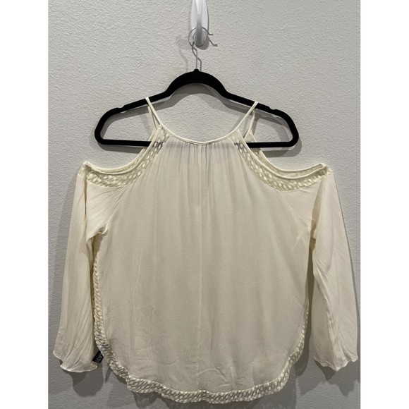 AAKAA Cream Off Shoulder Long Sleeve - Picture 8 of 8
